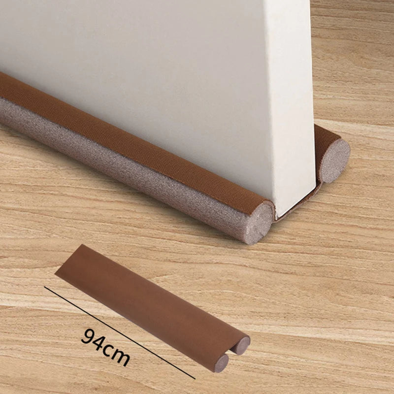 Ultimate Flexible Under Door Draft Stopper - Thicker Weather Seal Strip for Maximum Cold Protection - Available in 1 or 2 Packs