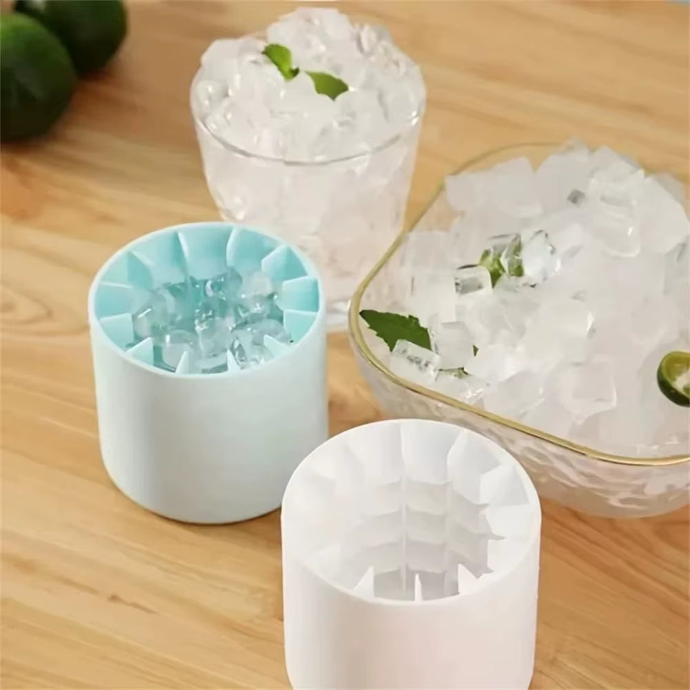 Effortless Ice Making with Our Food-Grade Silicone Ice Cube Mold – Perfect for Your Home Bar!