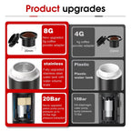 Ultimate Wireless Electric Portable Espresso Coffee Machine - Enjoy Fresh Brewed Coffee Anywhere with 3-in-1 Functionality for Home, Car, and Camping!