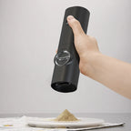 Revolutionary Electric Automatic Salt and Pepper Grinder Set - Rechargeable Gravity Spice Mill with Adjustable Coarseness for Effortless Seasoning