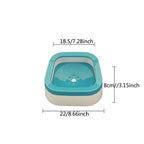 Elevate Your Pet's Hydration with the Anti-Splash 1L Water Bowl - Perfect for Dogs and Cats!