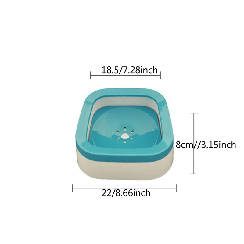 Elevate Your Pet's Hydration with the Anti-Splash 1L Water Bowl - Perfect for Dogs and Cats!
