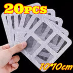 10/20/30Pcs Disposable Shower Drain Hair Catcher Mesh Stickers, Floor Drain Hair Filter, Disposable Hair Catchers for Shower