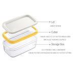 Butter Dish with Lid Rectangle Butter Keeper with Cutter Slicer Butter Box for Refrigerate Butter Container JT30