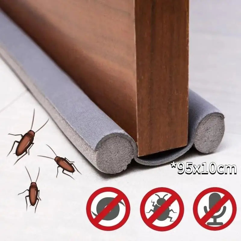 Ultimate Flexible Under Door Draft Stopper - Thicker Weather Seal Strip for Maximum Cold Protection - Available in 1 or 2 Packs