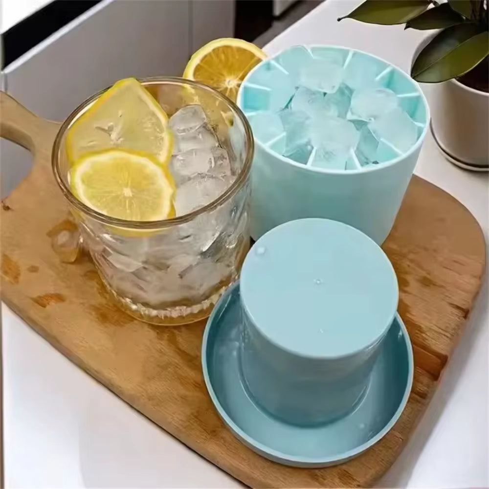 Effortless Ice Making with Our Food-Grade Silicone Ice Cube Mold – Perfect for Your Home Bar!