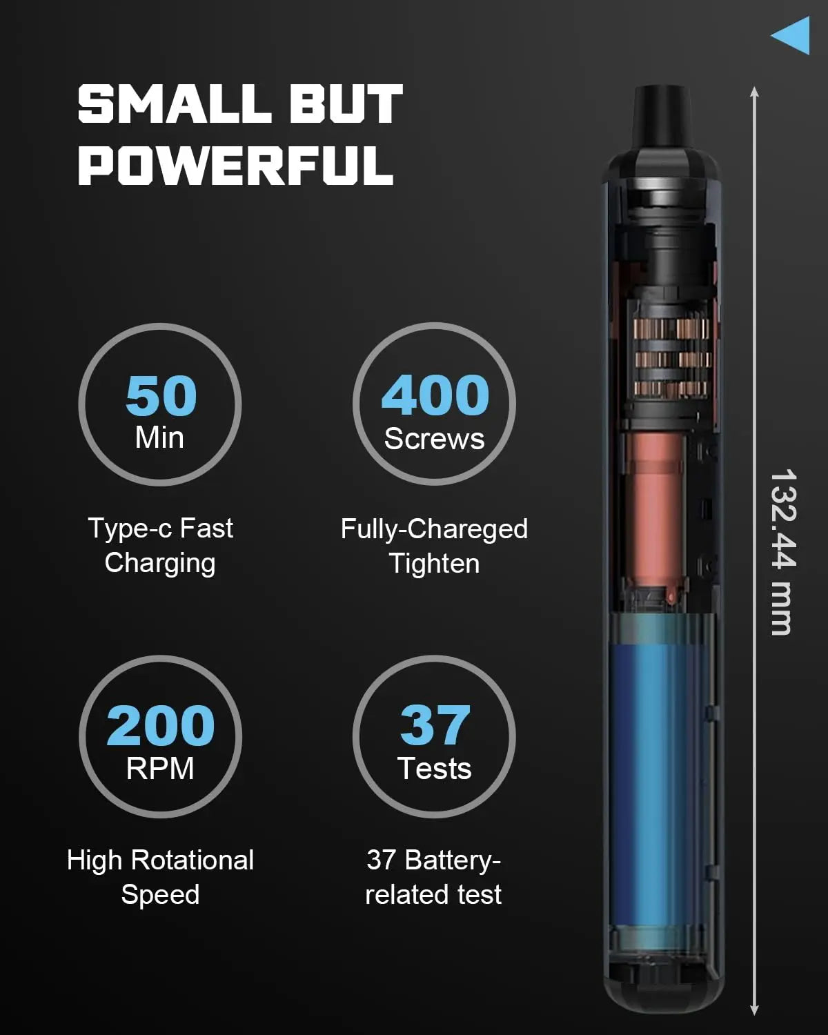 Transform Your DIY Projects with the 68-in-1 Electric Precision Screwdriver Set - 5 Adjustable Torque Settings for Ultimate Versatility