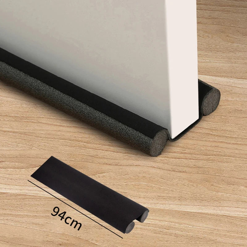 Ultimate Flexible Under Door Draft Stopper - Thicker Weather Seal Strip for Maximum Cold Protection - Available in 1 or 2 Packs