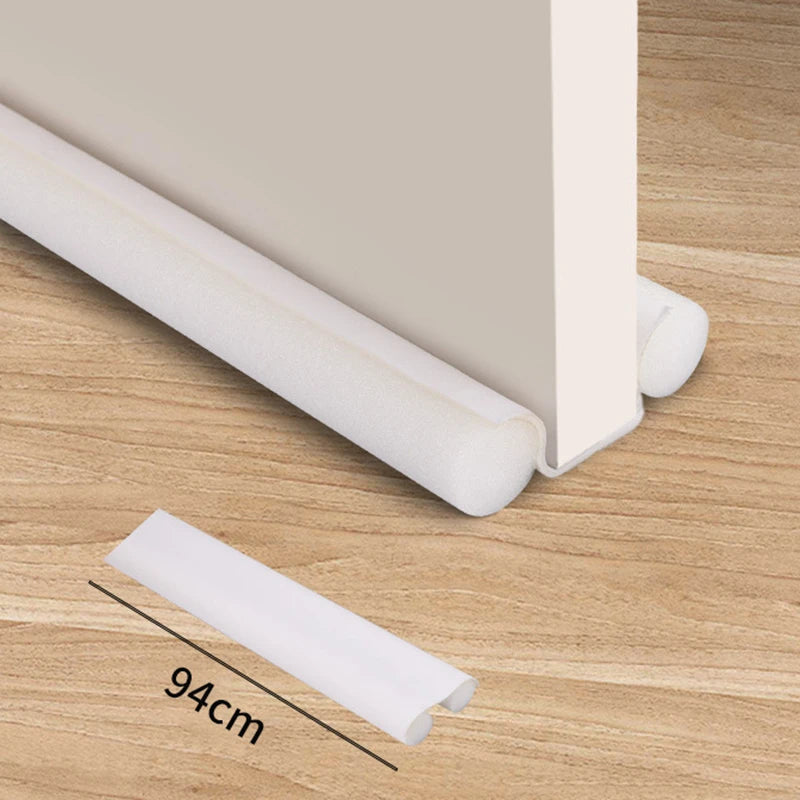 Ultimate Flexible Under Door Draft Stopper - Thicker Weather Seal Strip for Maximum Cold Protection - Available in 1 or 2 Packs