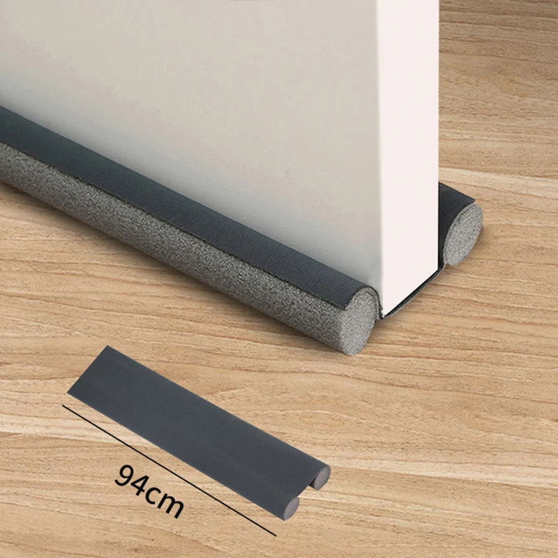 Ultimate Flexible Under Door Draft Stopper - Thicker Weather Seal Strip for Maximum Cold Protection - Available in 1 or 2 Packs