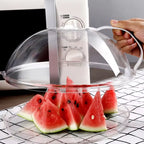 Versatile Microwave Food Splash Guard - High-Temperature Resistant Cover with Steam Vent and Handle for Effortless Heating